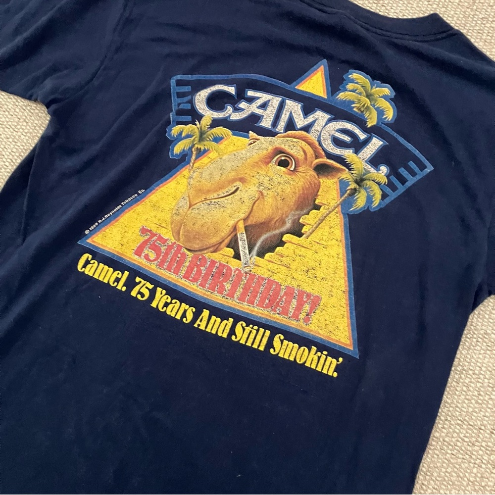 1988 Camel 75th Birthday Graphic T-Shirt